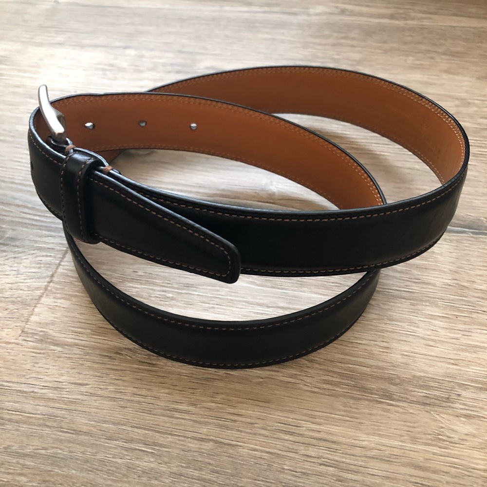 Coach Leather Black Belt Size 34